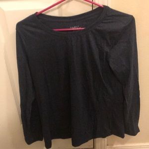 Blue long sleeve t shirt